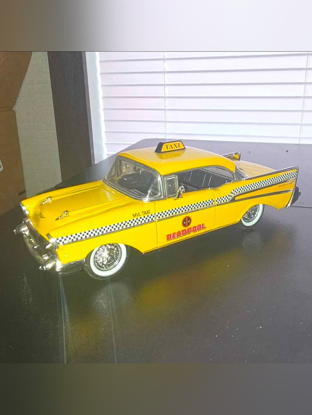 Yellow Deadpool Novelty Cab